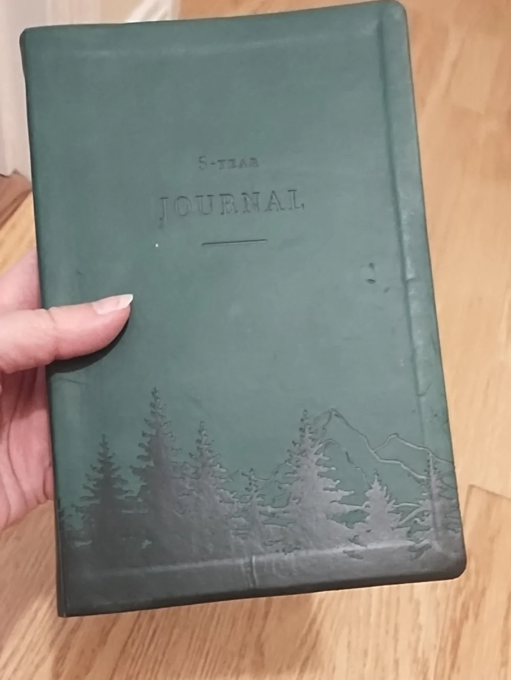 Leather Bound 5 Year Undated Journal/Calendar/Planne